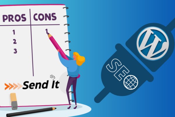 pros and cons of seo plugins for wordpress - feature image